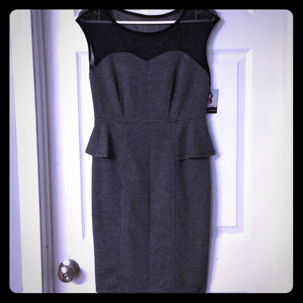 VALERIE BERTINELLI • Marled Mesh Pencil Dress